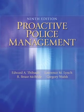 Proactive Police Management cover