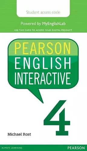 Pearson English Interactive 4 (Access Code Card) cover