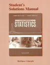 Student Solutions Manual for First Course in Statistics, A cover