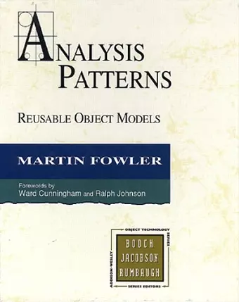 Analysis Patterns cover