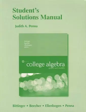 Student Solutions Manual for College Algebra cover