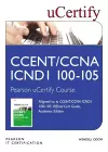 CCENT/CCNA ICND1 100-105 Official Cert Guide, Academic Edition Pearson uCertify Course Student Access Card cover