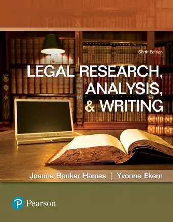 Legal Research, Analysis, and Writing cover