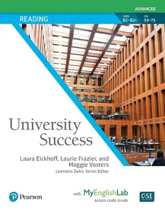 University Success Reading Advanced, Student Book with MyEnglishLab cover