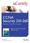 CCNA Security 210-260 Pearson uCertify Course Student Access Card cover