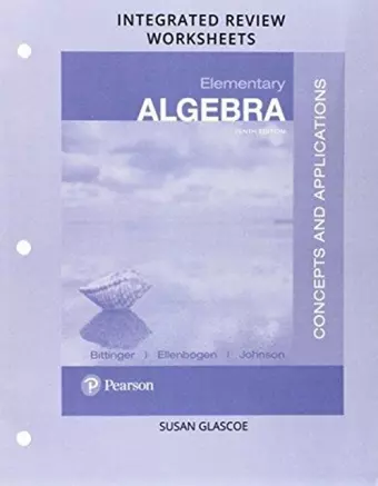 Worksheets for Elementary Algebra cover