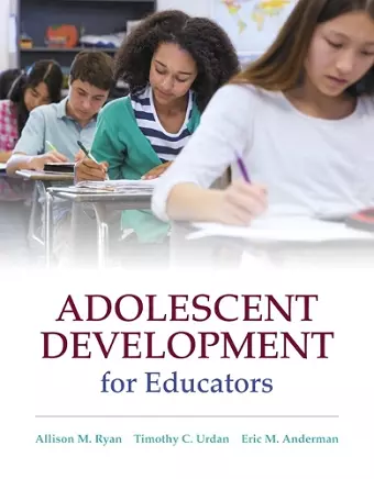 Adolescent Development for Educators cover