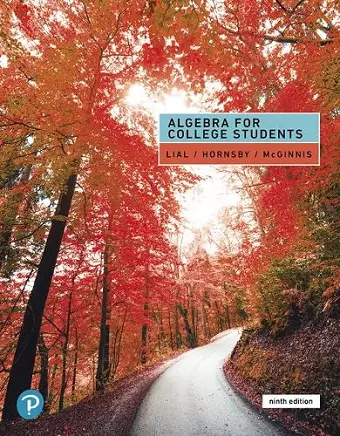 Algebra for College Students cover