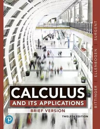 Calculus and Its Applications, Brief Version cover