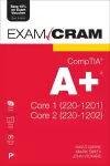 CompTIA A+ Core 1 (220-1201) and Core 2 (220-1202) Exam Cram cover