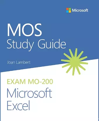 MOS Study Guide for Microsoft Excel Exam MO-200 cover