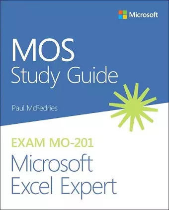 MOS Study Guide for Microsoft Excel Expert Exam MO-201 cover