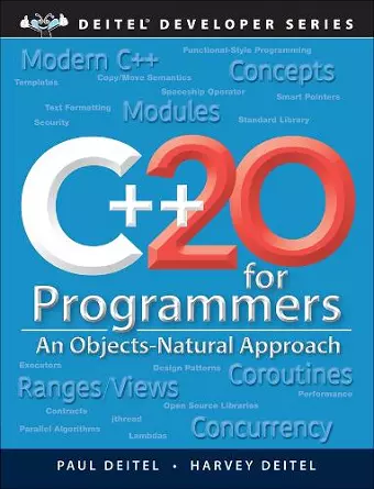 C++20 for Programmers cover