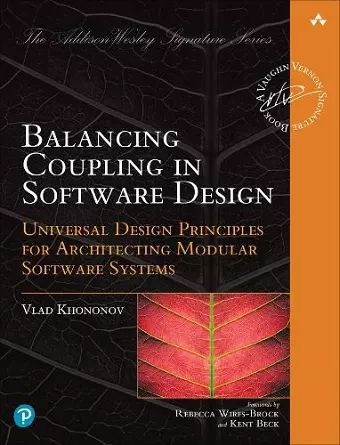 Balancing Coupling in Software Design cover