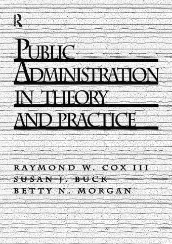 Public Administration in Theory and Practice cover