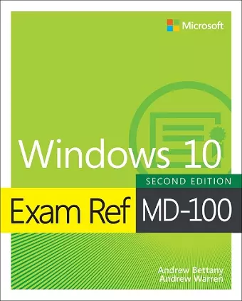 Exam Ref MD-100 Windows 10 cover