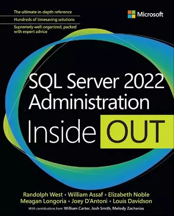 SQL Server 2022 Administration Inside Out cover