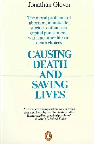 Causing Death and Saving Lives cover