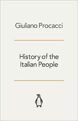 History of the Italian People cover