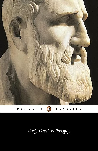 Early Greek Philosophy cover