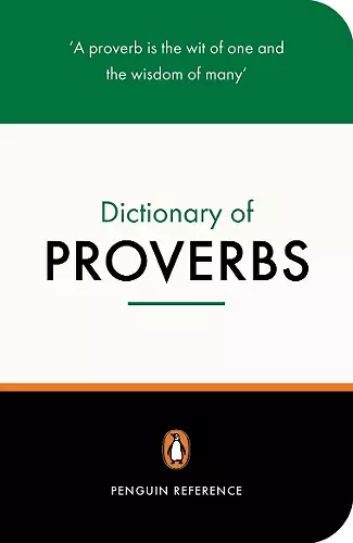 The Penguin Dictionary of Proverbs cover