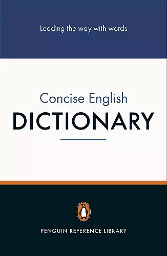 Penguin Concise English Dictionary cover