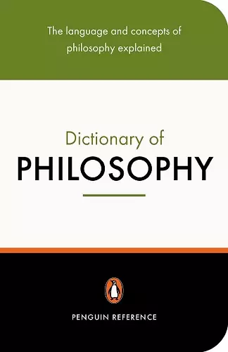 The Penguin Dictionary of Philosophy cover