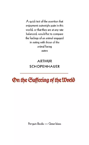 On the Suffering of the World cover