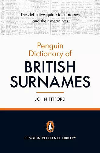 The Penguin Dictionary of British Surnames cover