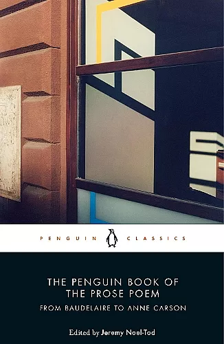The Penguin Book of the Prose Poem cover
