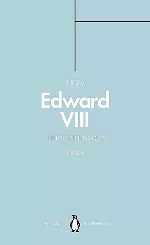 Edward VIII (Penguin Monarchs) cover