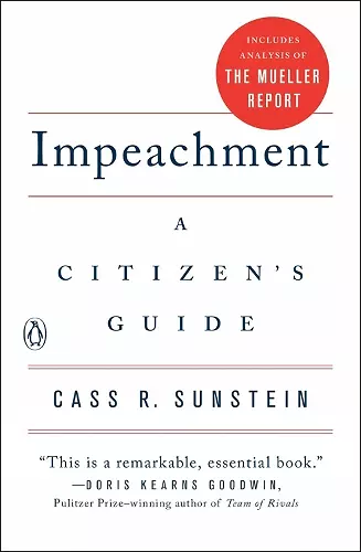 Impeachment: A Citizen's Guide cover