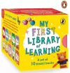 My First Library of Learning: Box set, Complete collection of 10 early learning board books for super kids, 0 to 3 | ABC, Colours, Opposites, Numbers, Animals (homeschooling/preschool/baby, toddler) cover