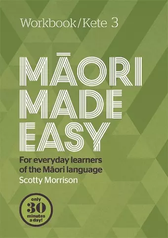 Maori Made Easy Workbook 3/Kete 3 cover