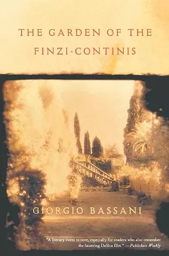 The Garden of the Finzi-Continis cover