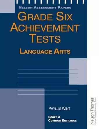 Grade Six Achievement Tests Language Arts cover