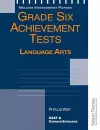 Grade Six Achievement Tests Language Arts cover