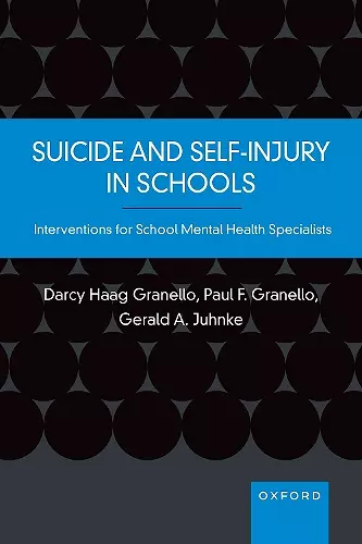 Suicide and Self-Injury in Schools cover