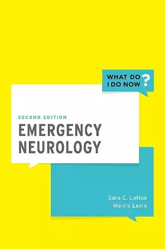 Emergency Neurology cover