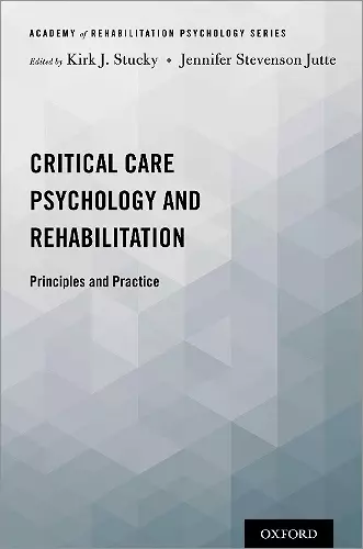 Critical Care Psychology and Rehabilitation cover