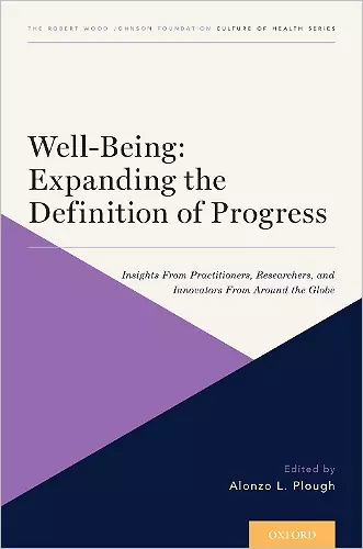 Well-Being: Expanding the Definition of Progress cover