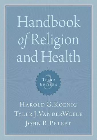 Handbook of Religion and Health cover