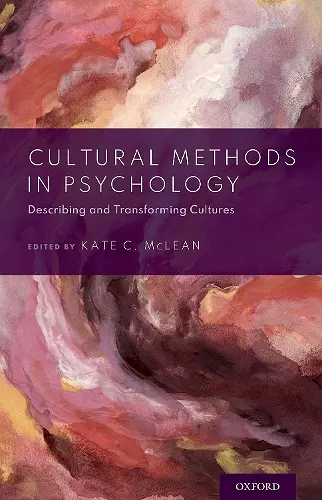 Cultural Methods in Psychology cover