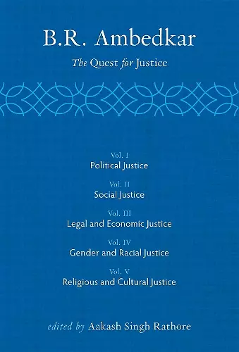 B R Ambedkar: The Quest for Justice cover