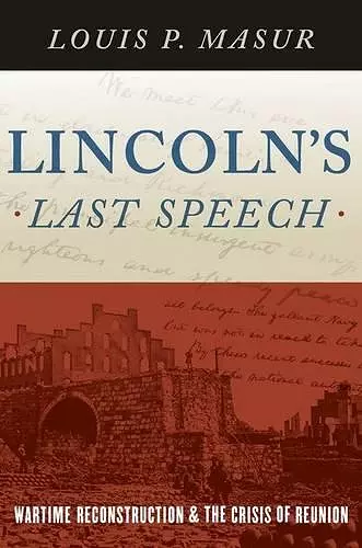 Lincoln's Last Speech cover