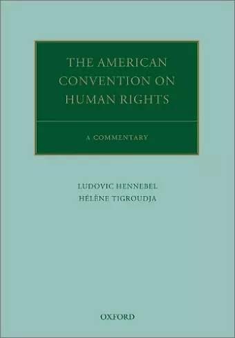 The American Convention on Human Rights cover