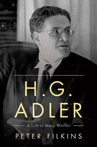 H. G. Adler cover