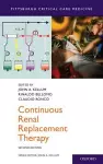 Continuous Renal Replacement Therapy cover
