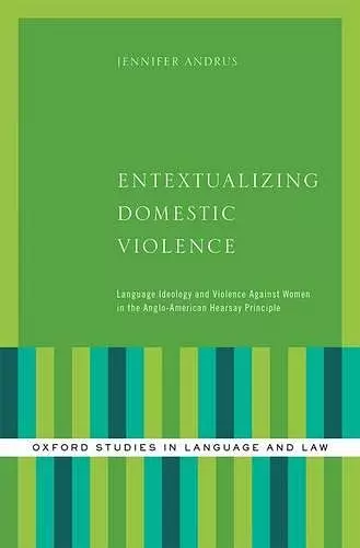 Entextualizing Domestic Violence cover