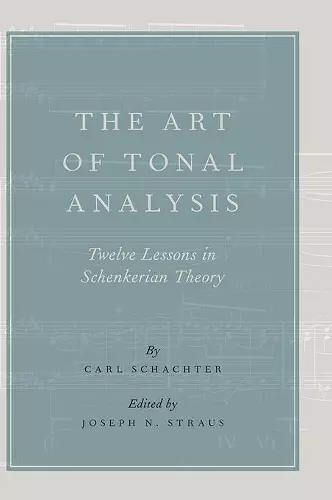 The Art of Tonal Analysis cover